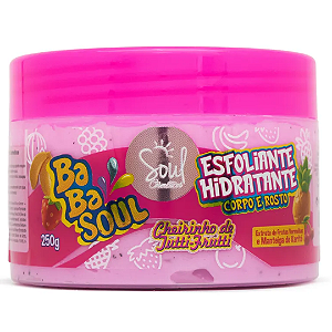Esfoliante Hidratante Corpo e Rosto Cheirinho de Tutti Frutti Babasoul Soul Cosméticos SL920