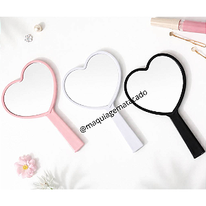 Espelho de Mão Coração Cor Aleatória Unidade ESPC