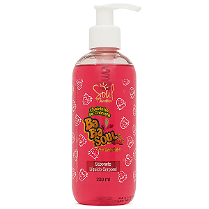 Sabonete Líquido Corporal Cheirinho de Chiclete Babasoul Moranguinho Soul Cosméticos SL876
