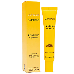 Primer HD Vitamina C Skin Pro Lady Beauty PRO18