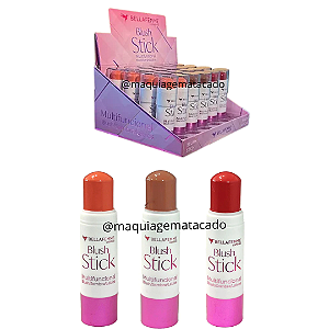 Blush Stick Multifuncional Bella Femme BF10197 Atacado Box 24 Unidades