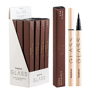 Caneta Delineadora Glass Ruby Rose HB524 Atacado Box 12 Unidades