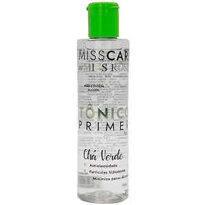 Tônico Primer Facial Chá Verde Miss Rôse 120ml 8002-300T