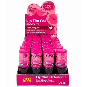 Lip Tint Gel Hidratante Rosa Mosqueta Super Poderes TGSP02 Atacado Box 24 Unidades