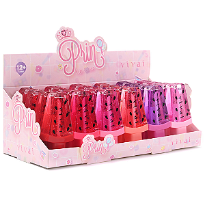 Lip Gloss Mágico Prin Vivai 3259 Atacado Box 24 Unidades