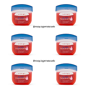 Kit 06 Unidades Lip Balm Hidratante com Vaselina Vivai 3417