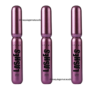 Kit 03 Unidades Máscara Para Cílios Lashes Vivai 2233