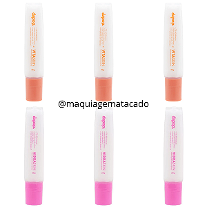 Kit 06 Unidades Hidratante Facial Antioxidante VitaSkin Da Pop DP2390 e Hidratante Facial HidraSkin Da Pop DP2391