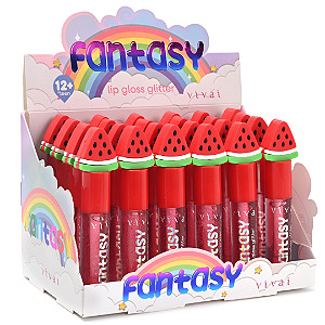 Lip Gloss Glitter Fantasy Vivai 3249 Atacado Box 24 Unidades