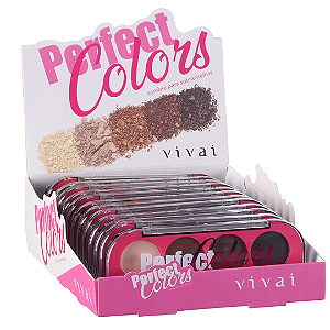 Sombra Para Sobrancelha Perfect Colors Vivai 2019 Atacado Box 12 Unidades