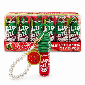 Lip Oil Óleo Labial Melancia À Prova D'Água Coco Fleur CF1094 Atacado Box 24 Unidades