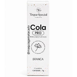 Cola Para Cílios Postiços Pro Á Prova D'Àgua Toque Special Branca TS08001-2
