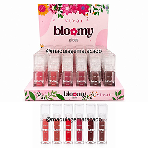 Gloss Bloomy Vivai 3444 Atacado Box 36 Unidades