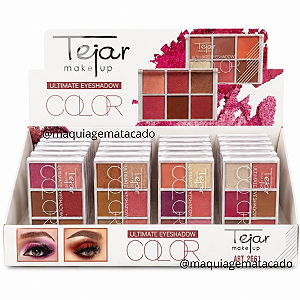 Paleta de Sombras Ultimate Eyeshadow Color Tejar Makeup TJ2661 Atacado Box 24 Unidades