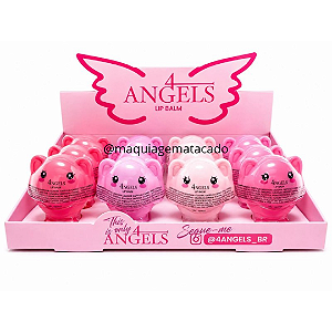 Lip Balm Elefantinho 4 Angels BR1004 Atacado Box 12 Unidades