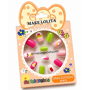 Unhas Postiças Autocolante Infantil ML1184
