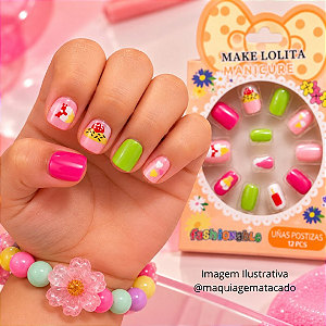 Unhas Postiças Autocolante Infantil ML1184