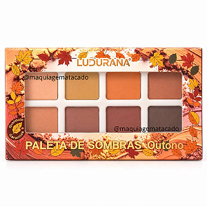 Paleta de Sombras 08 Cores Ludurana Outono B00456
