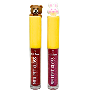 Kit 02 Unidades Gloss Meu Pet Mia Make 528