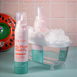 Body Mousse Chantilly Sabonete Corporal Mia Make 583