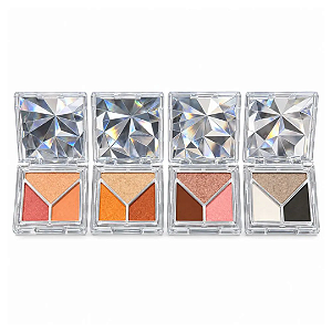 Kit 04 Unidades Trio de Sombras Coleção Snow Mia Make 638