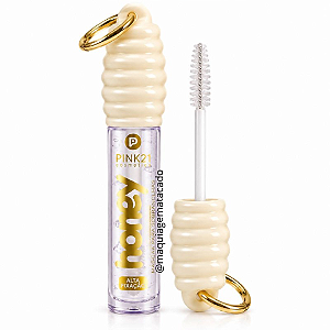 Máscara Incolor Para Sobrancelha Honey com Chaveiro Mosquetão Pink 21 CS7038