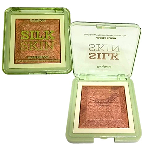 Blush Baked Mosaico Marble Bloom Silk Skin Ruby Rose HBF1001 Cor Velvet Taupe
