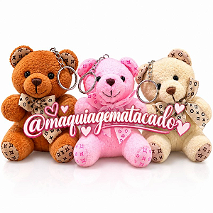 Chaveiro Urso Pelúcia 10cm Cor Aleatória - Unidade