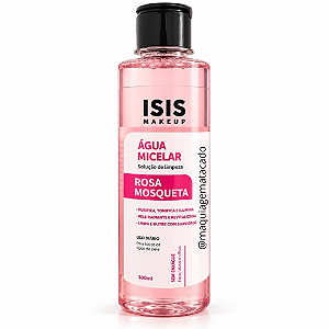 Água Micelar Solução de Limpeza Isis Makeup Rosa Mosqueta IS054