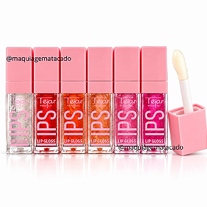 Kit 06 Unidades Lip Gloss Lips Tejar Makeup TJ2853