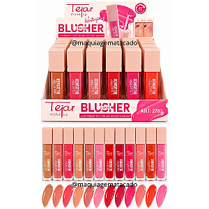 Blush Líquido À Prova D'Água Tejar Makeup TJ2783 Atacado Box 24 Unidades