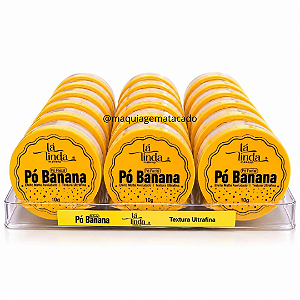 Pó Banana Efeito Matte Aveludado Tá Linda Makeup TL282 Atacado Box 18 Unidades