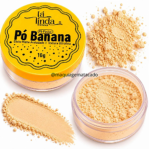 Pó Banana Efeito Matte Aveludado Tá Linda Makeup TL282