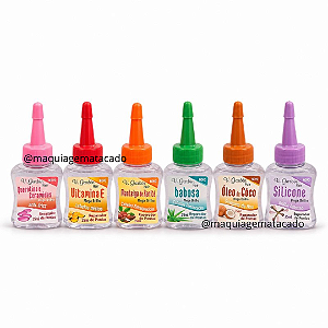 Kit 06 Unidades Reparador de Pontas V. Garbin: Babosa, Manteiga de Karité, Óleo de Coco, Queratina e Ceramidas, Silicone e Vitamina E KY419