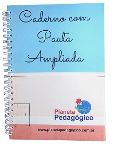 Caderno Baixa Visão Pauta Ampliada 75fls