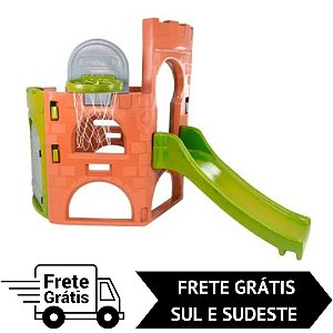 Playground Infantil Mini Dinoplay com Escorregador - Freso