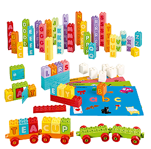 Lego® Education Conjunto Incremental Letras com 130 peças Original - Educação Infantil