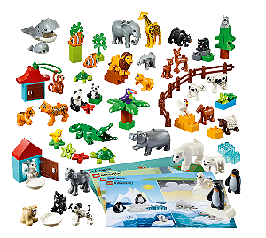 Lego® Education Conjunto Incremental Animais com 91 peças Original - Educação Infantil
