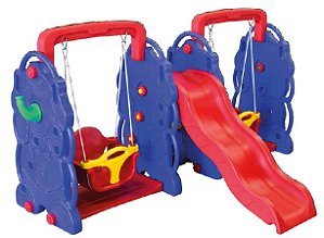 Escorregador Infantil com Balanço Duplo - Brink