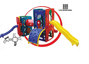 Playground Infantil Double Mix Triangular