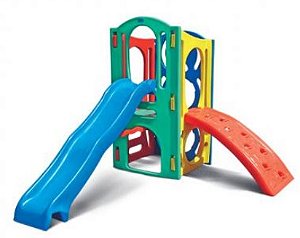 Playground Infantil Modelo Super com Escalada - Mundo Azul