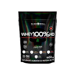 WHEY 100% HD - BLACK SKULL - 900g - REFIL
