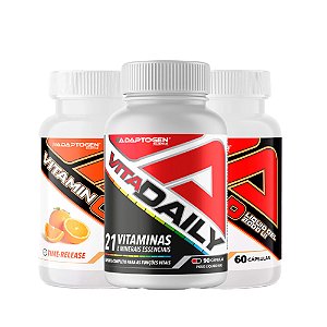 KIT VITAMINAS C, D + MULTIVITAMÍNICO -  ADAPTOGEN