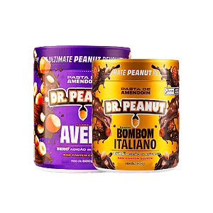 KIT 2x PASTAS DE AMENDOIM DR. PEANUT