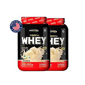KIT 2X 100% WHEY 1,050KG PRO SIZE