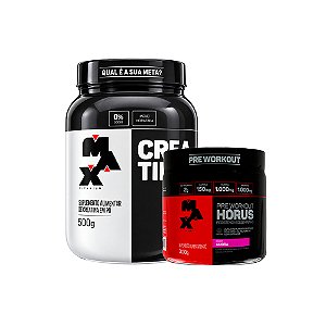 CREATINA 500G + HÓRUS 300G MAX TITANIUM
