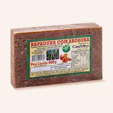 RAPADURA MINEIRA COM ABOBORA 400G CASTILHO