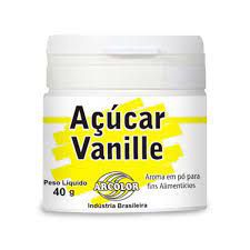 ACUCAR DE VANILA VANILLE ARCOLOR 40G