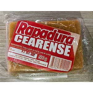 RAPADURA CEARENSE 500G JUAZEIRO DO NORTE CEARA