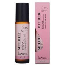 MULHER ROLL ON BLEND DE OLEOS ESSENCIAIS 10ML VIA AROMA